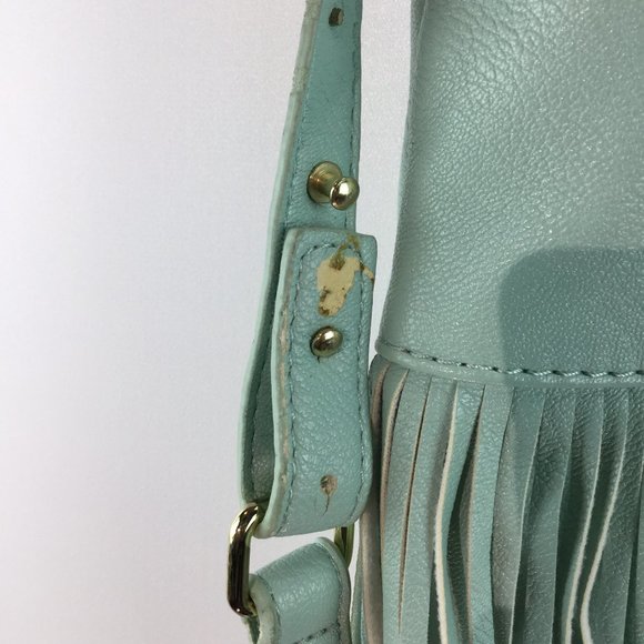Steve Madden fringe boho chain satchel bag - Picture 4 of 7